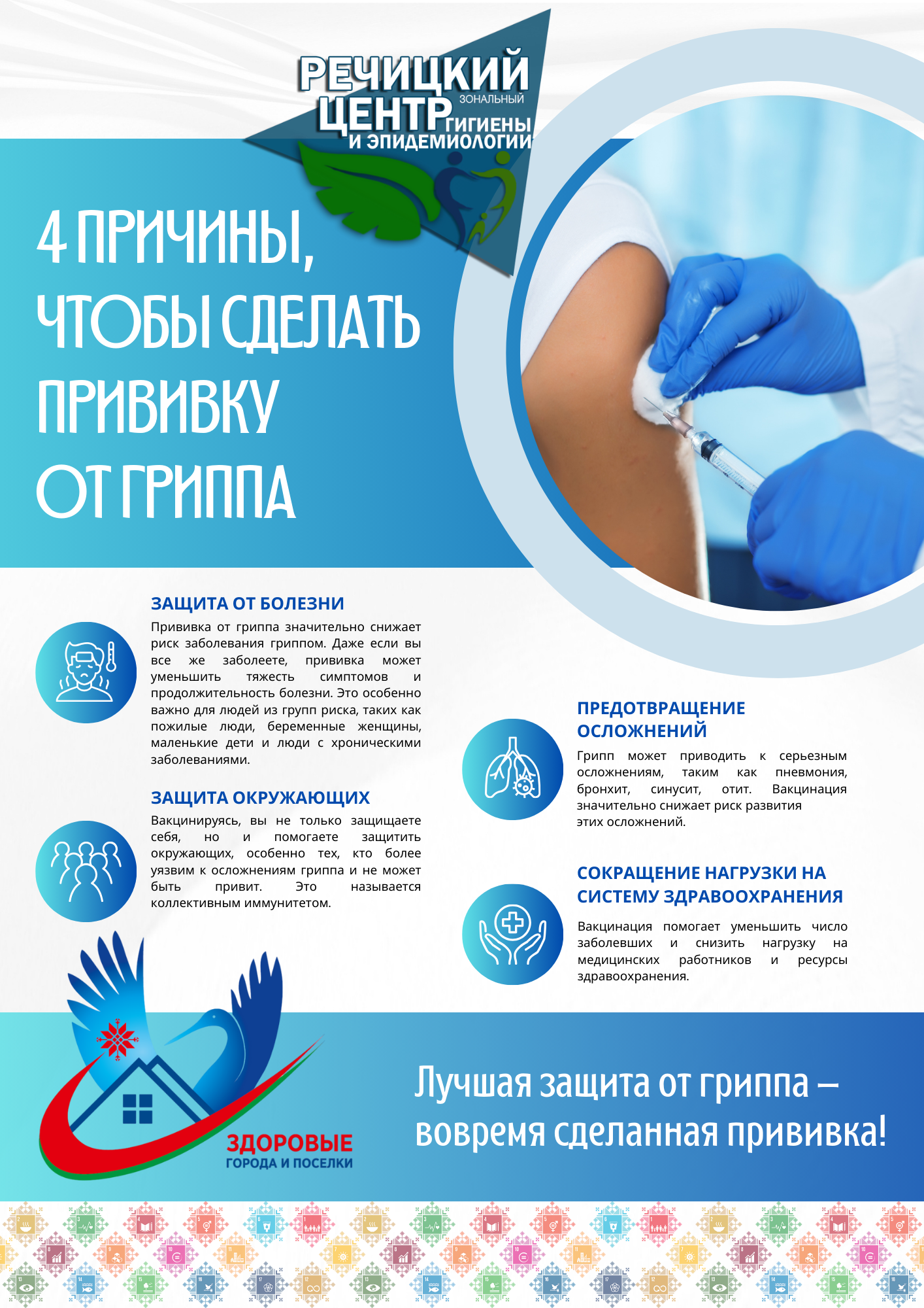 4 причины, чтобы сделать прививку от гриппа